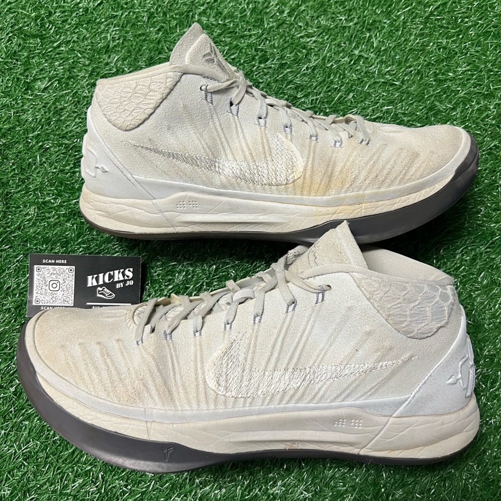 Nike Kobe A.D. Mid Pure Platinum White Size 11 (922482-004)